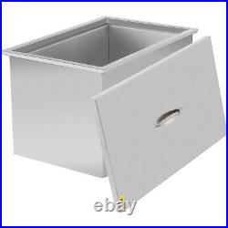 VEVOR 20.5x13.5 BBQ Island Stainless Steel Drop in Ice Chest WithDrain Valve