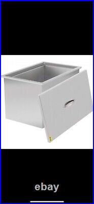 VEVOR Drop In Ice Chest 21.2L x 16.8W x 17.6H Inch with Cover Stainless Steel