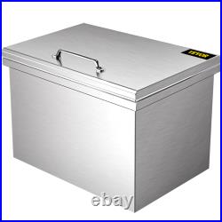 VEVOR Drop In Ice Chest Bin Wine Chiller Cooler Home Kitchen withCover Bar Ice Bin
