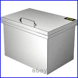VEVOR Drop in Ice Bin Chest Drop in Cooler with Cover 20x16 inch Stainless Steel