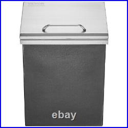 VEVOR Drop-in Ice Chest 14x12x18 Ice Cooler Ice Bin Stainless Steel withCover