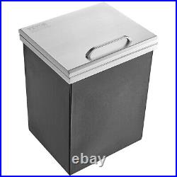 VEVOR Drop-in Ice Chest 14x12x18 Ice Cooler Ice Bin Stainless Steel withCover