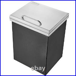 VEVOR Drop-in Ice Chest 14x12x18 Ice Cooler Ice Bin Stainless Steel withCover