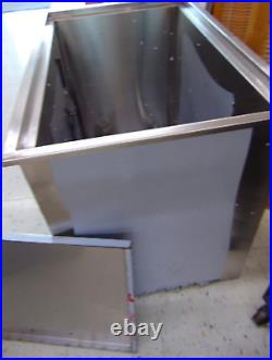 VEVOR Drop-in Ice Chest Outdoor Kitchen Ice Cooler Ice Bin 304 Stainless Steel