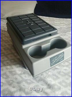 VTG Little Kool Rest Car Cooler Igloo Grey Navy Console Ice Chest Cup Holder EC