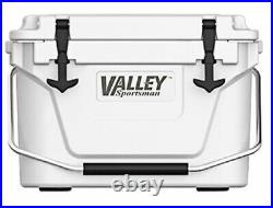 Valley Sportsman 2A-CM185W Biaxial Roto Molded Cooler, White
