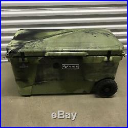 Vibe Element 70 Quart High Performance Cooler with Wheels Green NEW