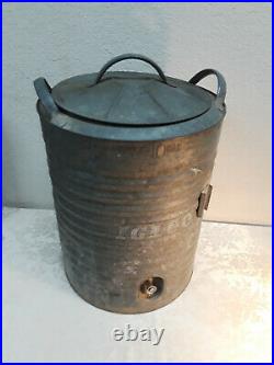Vintage 10 Gallon Igloo Galvanized Water Cooler