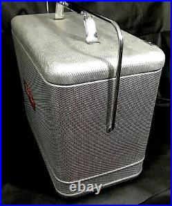 Vintage 1950s THERM-A-CHEST Aluminum Cooler Knapp Monarch Cool & Nice