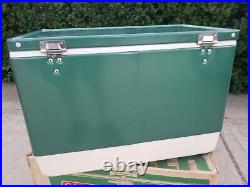 Vintage 1974 Coleman Cooler Green With Box 5255B700