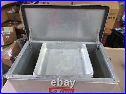 Vintage 7Up Cooler Aluminum With Tray and Drain