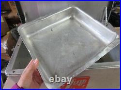 Vintage 7Up Cooler Aluminum With Tray and Drain