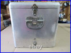 Vintage 7Up Cooler Aluminum With Tray and Drain Vintage 7Up Cooler Aluminum With Tray and Drain
