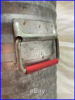 Vintage / Antique Igloo 5 gallon Galvanized Water Cooler Made In Houston TX 28