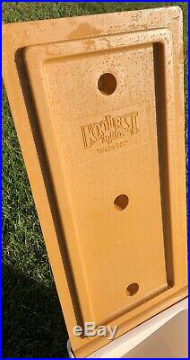 Vintage Igloo Kool Rest Car Auto Cooler Butterscotch Console Cooler Ice Chest
