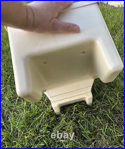 Vintage Igloo Kool Rest Car Cooler Large Console Ice Chest Cup Holder Tan/black