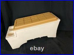 Vintage Igloo Kool Rest Console Cooler/Ice Chest Tan/Beige withBox