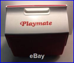 Vintage Igloo Large Playmate Cooler Ice Chest 15 Quart Qt. Red & White