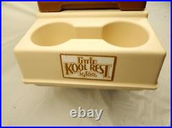 Vintage Igloo Little Kool Rest Car Console Cooler Cup Holder