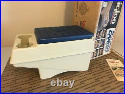 Vintage Igloo Little Kool Rest Car Cooler Console Ice Chest Cup Holder