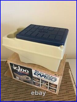 Vintage Igloo Little Kool Rest Car Cooler Console Ice Chest Cup Holder