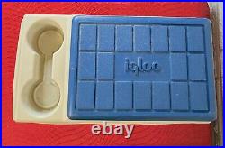 Vintage Igloo Little Kool Rest Car Cooler Console Ice Chest Cup Holder Blue Tan