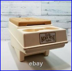 Vintage Igloo Little Kool Rest Car Cooler Console Ice Chest Cup Holder Tan