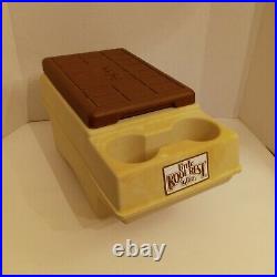 Vintage Igloo Little Kool Rest Car Cooler Console Ice Chest Cup Holder bro Cream