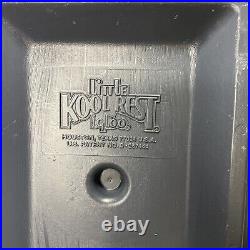Vintage Igloo Little Kool Rest Car Cooler Gray Blue Ice Console Cup Holder RARE