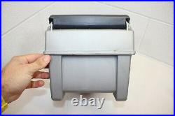 Vintage Igloo Little Kool Rest Car Cooler Grey Blue Console Ice Chest Cup Holder