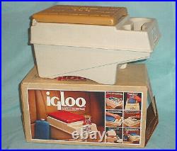 Vintage Igloo Little Kool Rest Cooler Early Bronco Center Console Chest 66-77