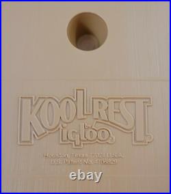 Vintage Kool Rest Igloo Car Cooler Console Ice Chest Cup Holder Brown Not Small