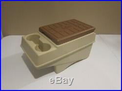 Vintage Little Kool Rest By Igloo Car Cooler Can Holder Console Chest
