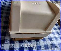 Vintage Little Kool Rest IGLOO Car Console Cooler Beige Tan Can Holder Ice Chest