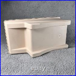Vintage Little Kool Rest IGLOO Car Console Cooler Brown Tan Can Holder Ice Chest