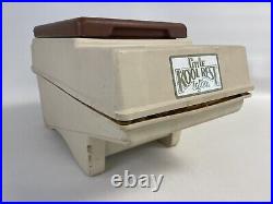 Vintage Little Kool Rest IGLOO Car Cooler Console Ice Chest Cup Holder Tan READ