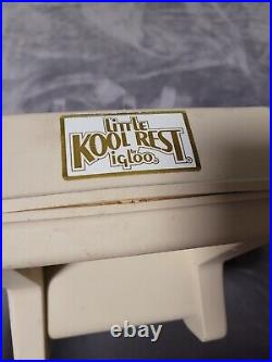 Vintage Little Kool Rest Igloo Car Console Cooler