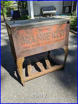 Vintage Orange Kist Cooler S&S Manufacturers