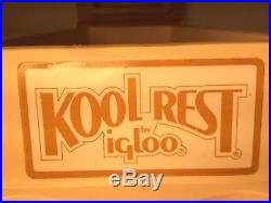 Vintage Rare Tan IGLOO KOOL REST COOLER Console Cupholder Armrest 1981 SWEET