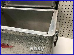 Vintage Revelations Aluminum Sportsman Cooler Ice Box RETRO COOL PROP OLD RARE