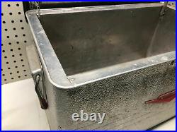 Vintage Revelations Aluminum Sportsman Cooler Ice Box RETRO COOL PROP OLD RARE
