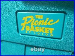Vtg 1990's IGLOO The Picnic Basket Cooler & Barrel of Fun MATCHING SET OF 2