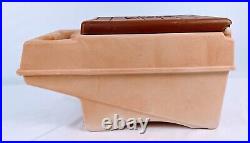 Vtg Brown Little Kool Rest Igloo Car Cooler Console Cup Holder Has Discoloration