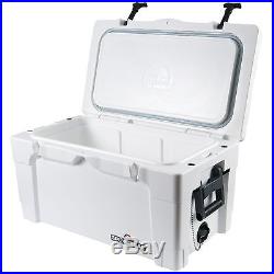 WHITE 55 Qt. Sportsman Cooler Indestructible Roto Molded Construction Igloo