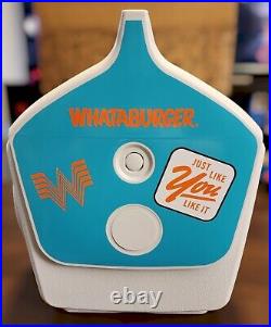 Whataburger KoolTunes Playmate Bluetooth Speaker Igloo Cooler 14qt Retro Design