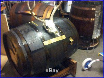 Wine barrel ice chest