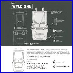 Wyld Gear 25 Quart Wyld One Hard Cooler White/Grey