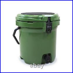 Xspec 5 Gal Rotomolded Beverage Cooler Jug Dispenser Outdoor Ice Bucket, Green