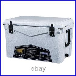 Xspec 60 Quart Roto Molded High Performance Ice Chest Outdoor Cooler, Granite