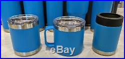 YETI Coolers DISCONTINUED Tahoe Blue RARE COLLECTION Ramblers, Tumblers, Bottles